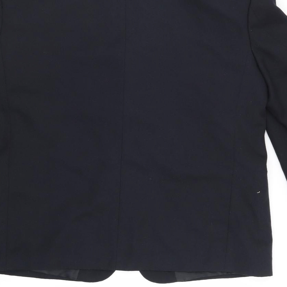 emporium Mens Black   Jacket Blazer Size 40