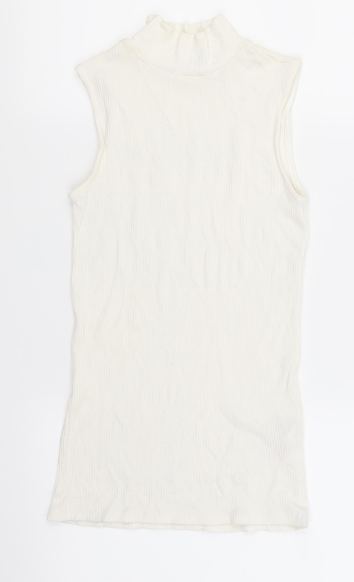 F&F Womens White   Basic T-Shirt Size 6