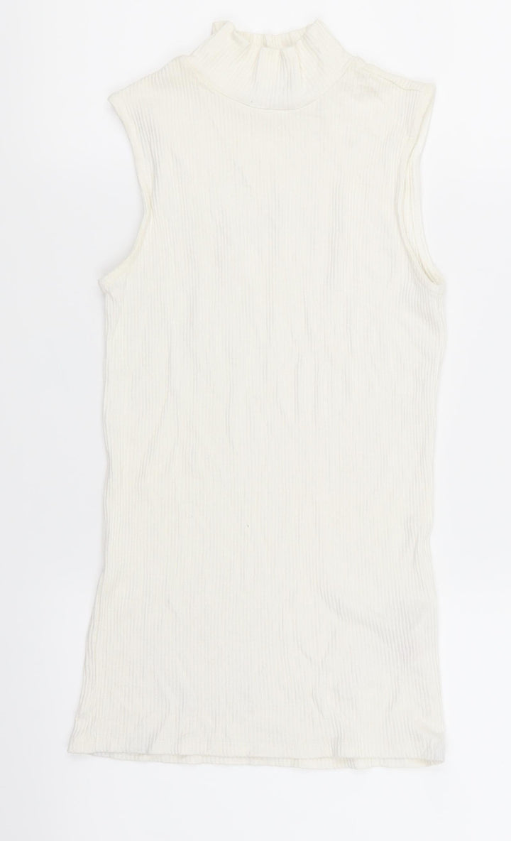 F&F Womens White   Basic T-Shirt Size 6