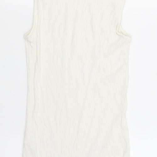 F&F Womens White   Basic T-Shirt Size 6