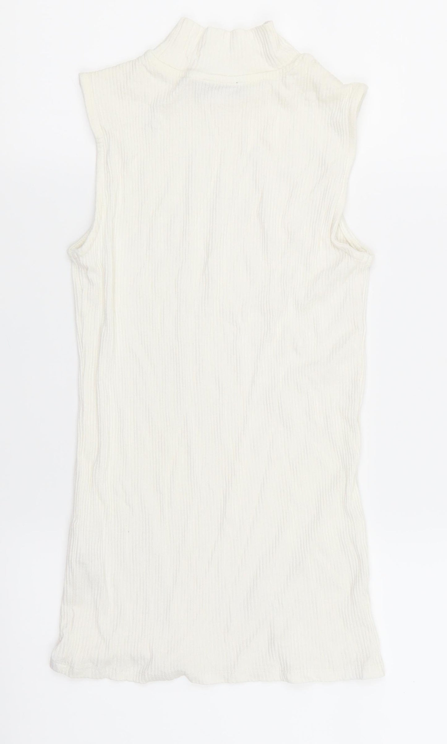F&F Womens White   Basic T-Shirt Size 6