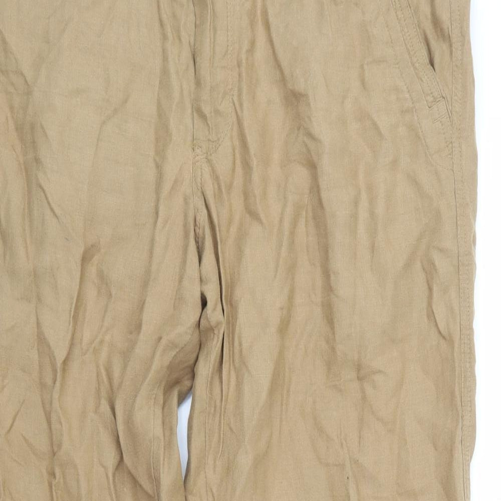 Blue Harbour Mens Brown   Trousers  Size 36 L31 in