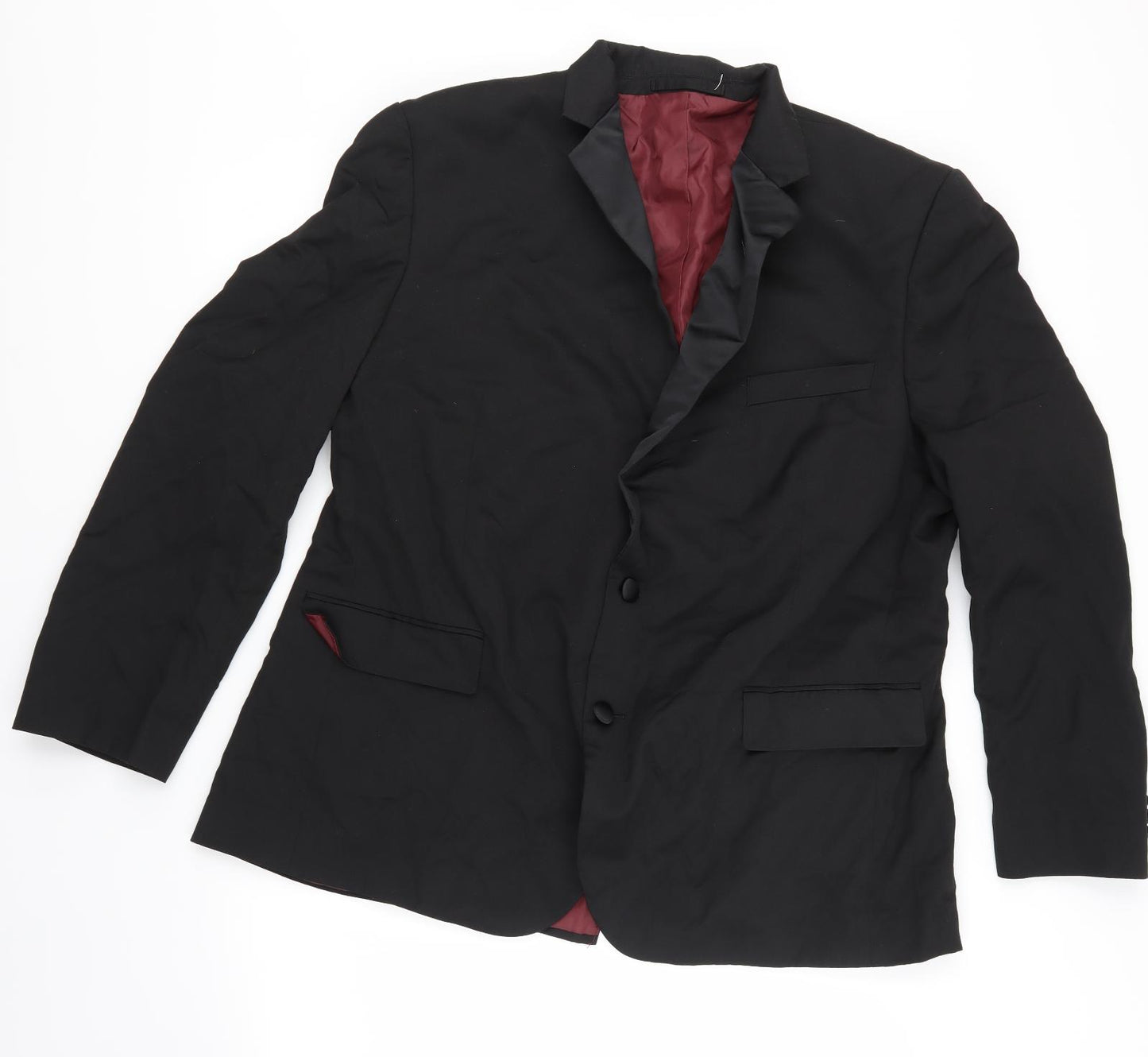 M&S Mens Black   Jacket Blazer Size 48