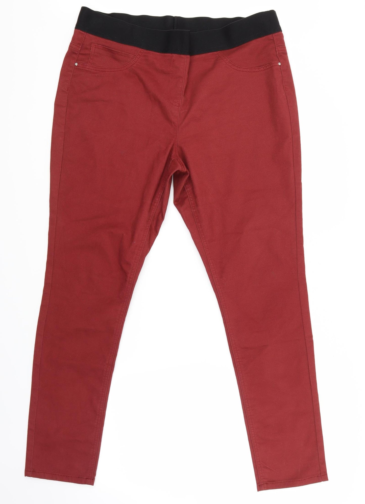 George Womens Red   Jegging Jeans Size 18