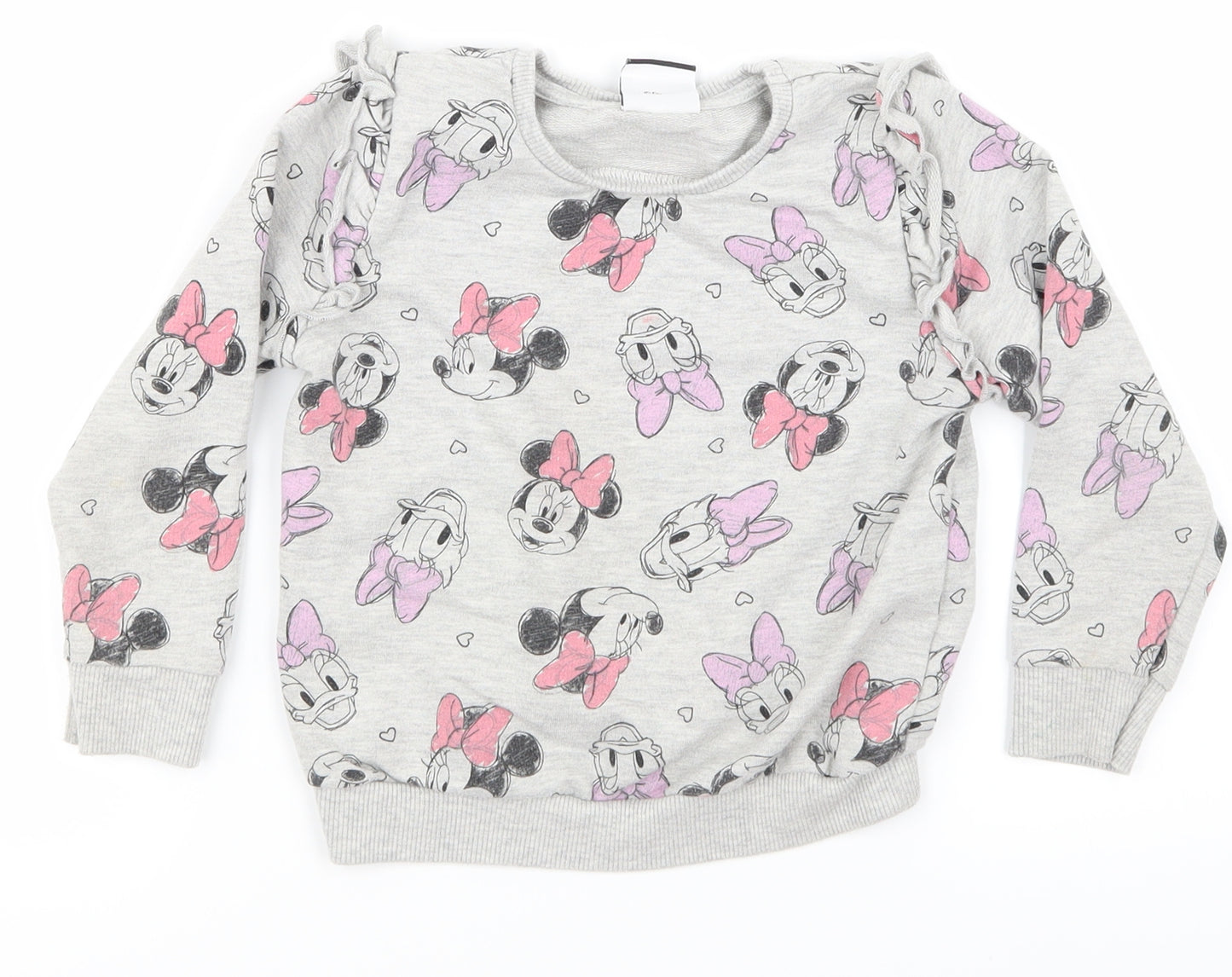 George  Girls Grey   Pullover Hoodie Size 3-4 Years