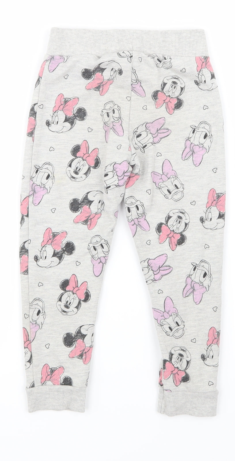 George  Girls Grey   Jogger Trousers Size 3-4 Years