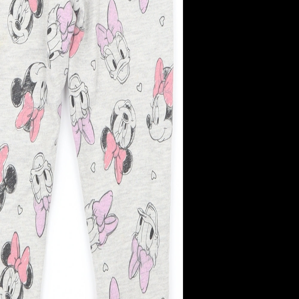 George  Girls Grey   Jogger Trousers Size 3-4 Years