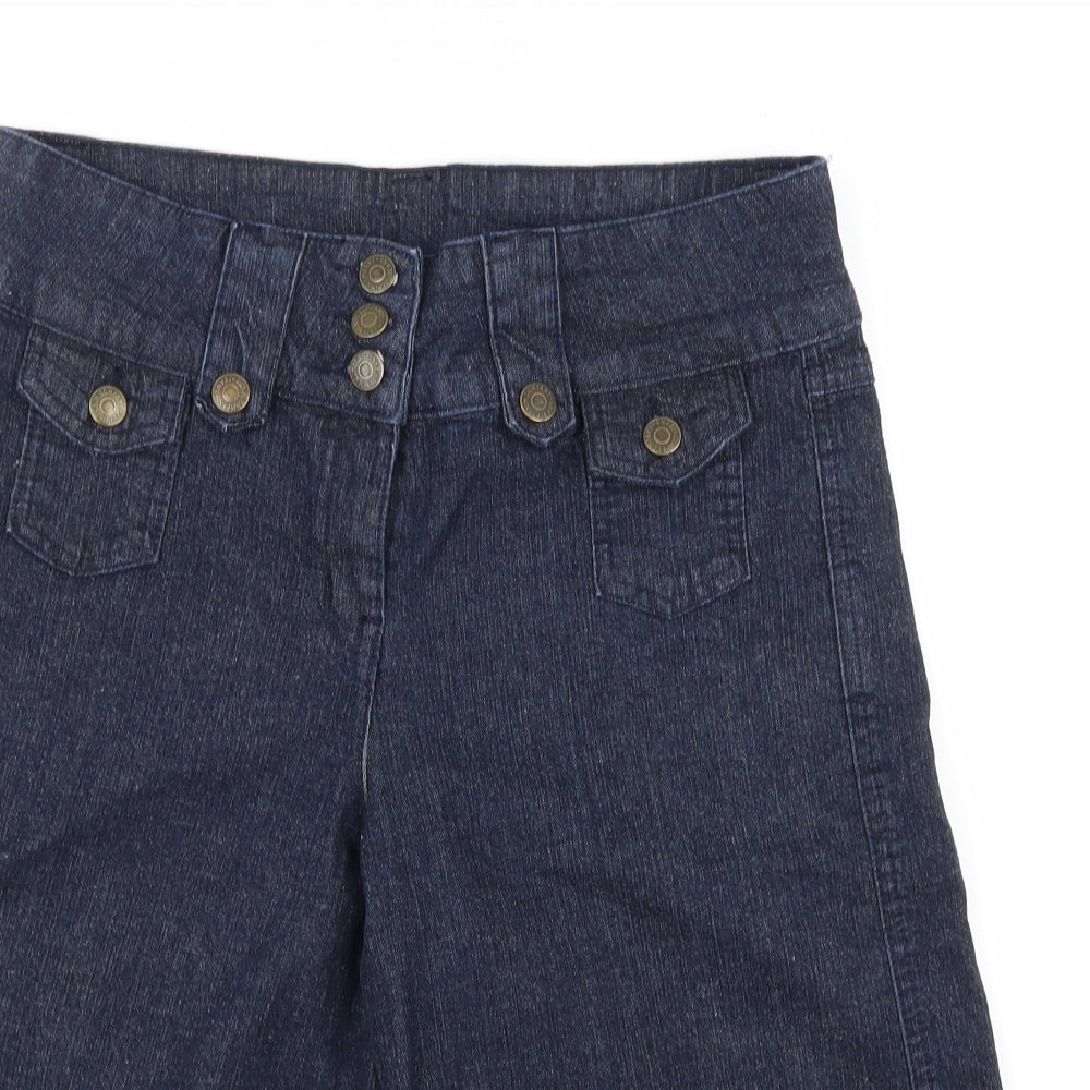 Primark Womens Blue   Boyfriend Shorts Size 10