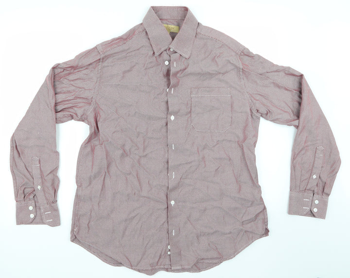 collezione Mens Purple Button-Up Size L