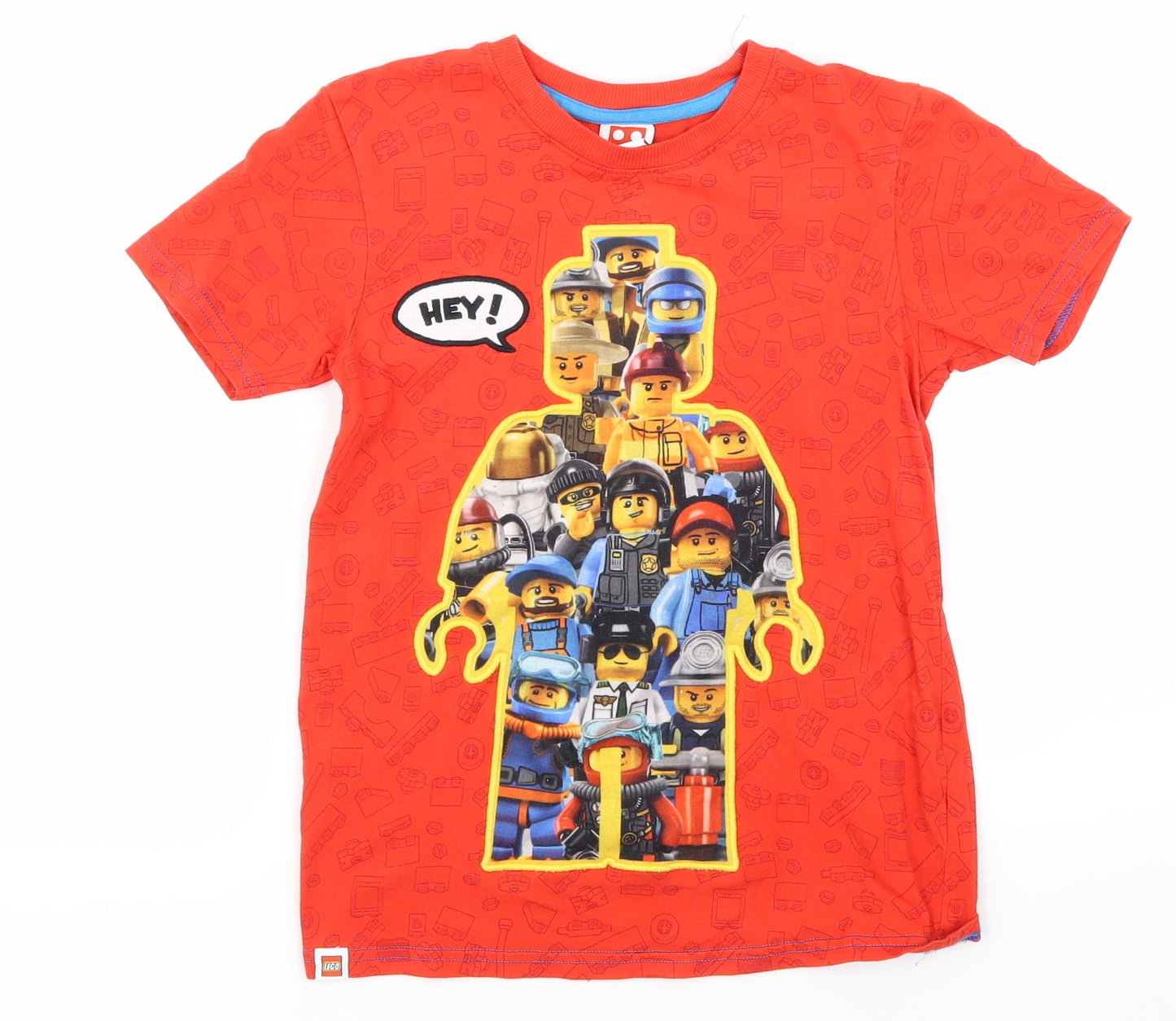 George Boys Red   Pullover T-Shirt Size 9 Years  - Lego