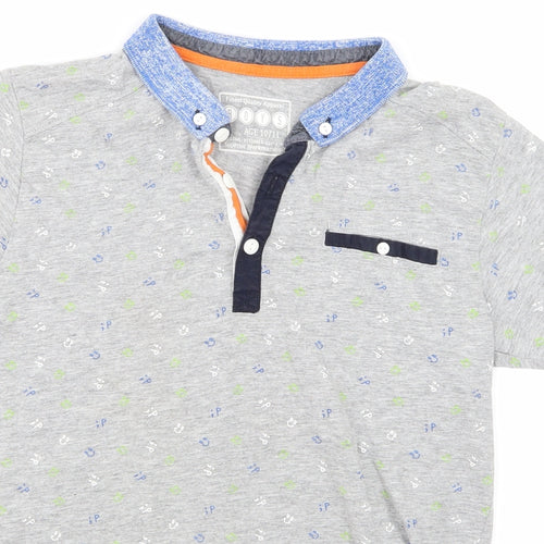 boys Boys Grey   Basic Button-Up Size 10-11 Years