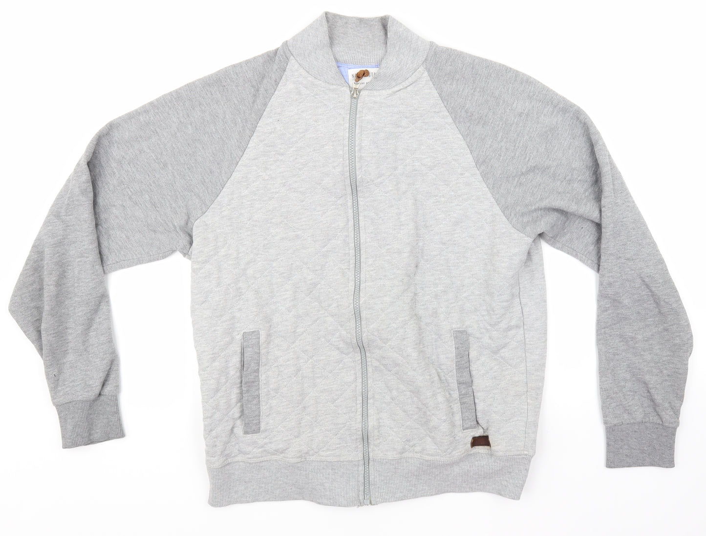 Nanny State Mens Grey   Full Zip Jumper Size M