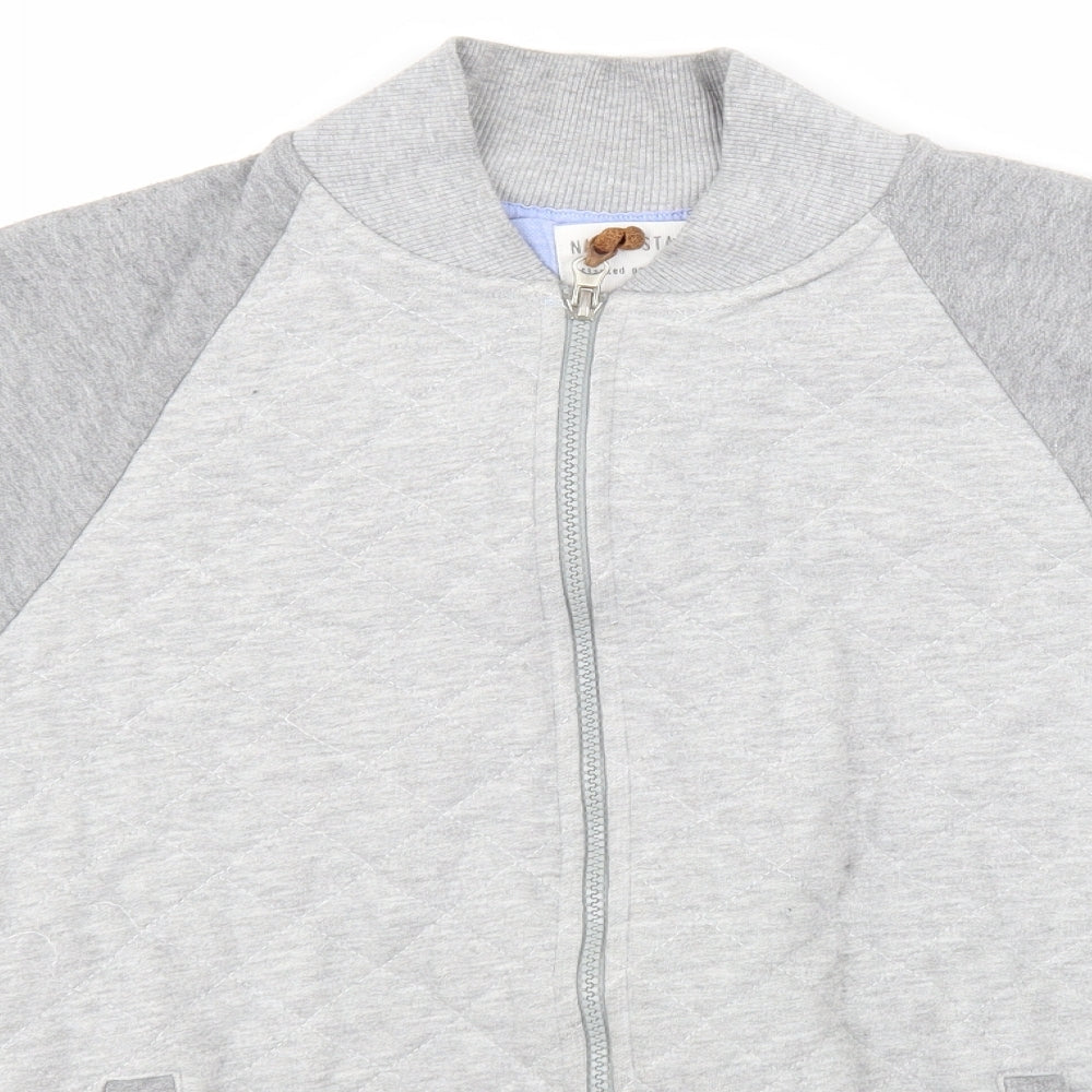Nanny State Mens Grey   Full Zip Jumper Size M