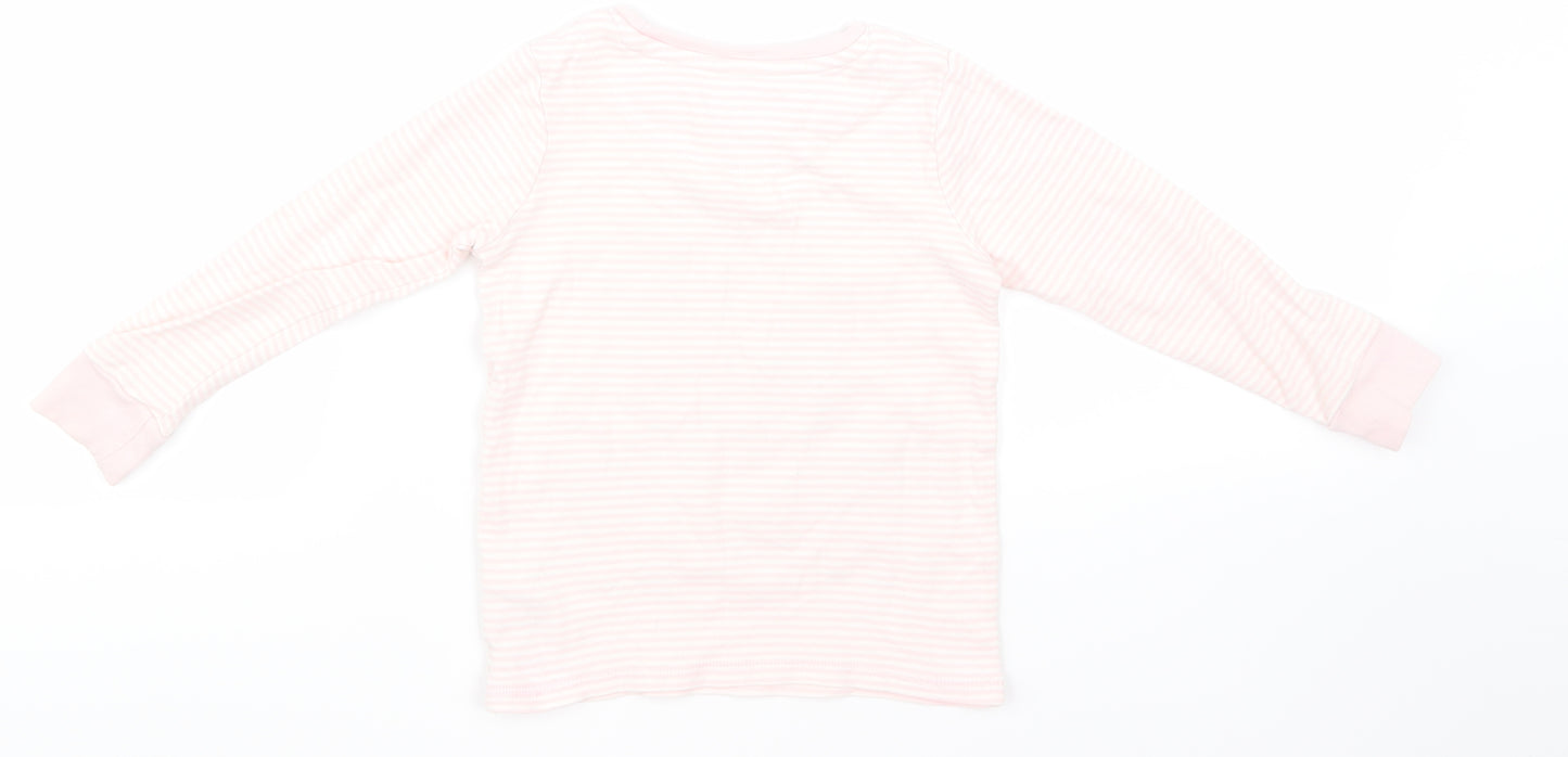 NEXT Girls Pink Striped  Basic T-Shirt Size 2-3 Years  - Pepa pig