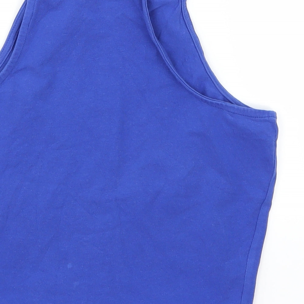 NewLook Girls Blue   Basic Tank Size 12-13 Years