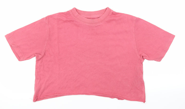 Topshop Womens Pink Basic Tank Size XS