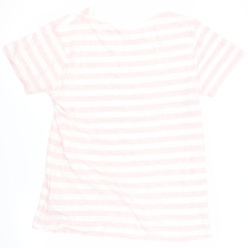 Primark Womens Pink Striped  Kaftan Nightshirt Size 10