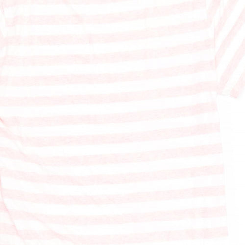 Primark Womens Pink Striped  Kaftan Nightshirt Size 10