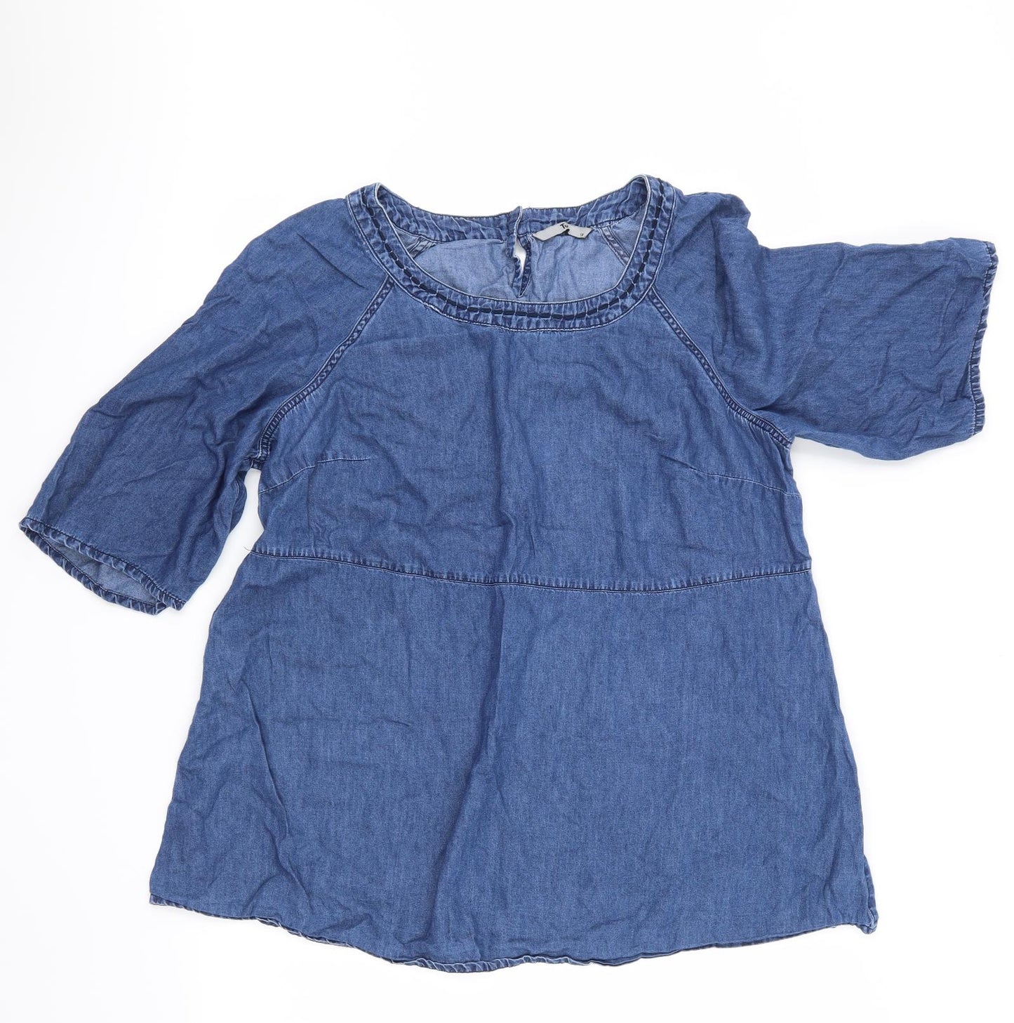 TU Womens Blue   Basic T-Shirt Size 18