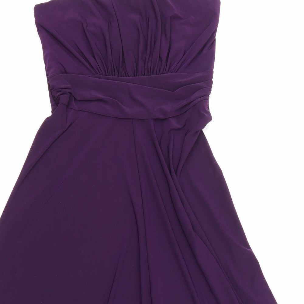 Blue Banana Womens Purple   Shirt Dress  Size 10