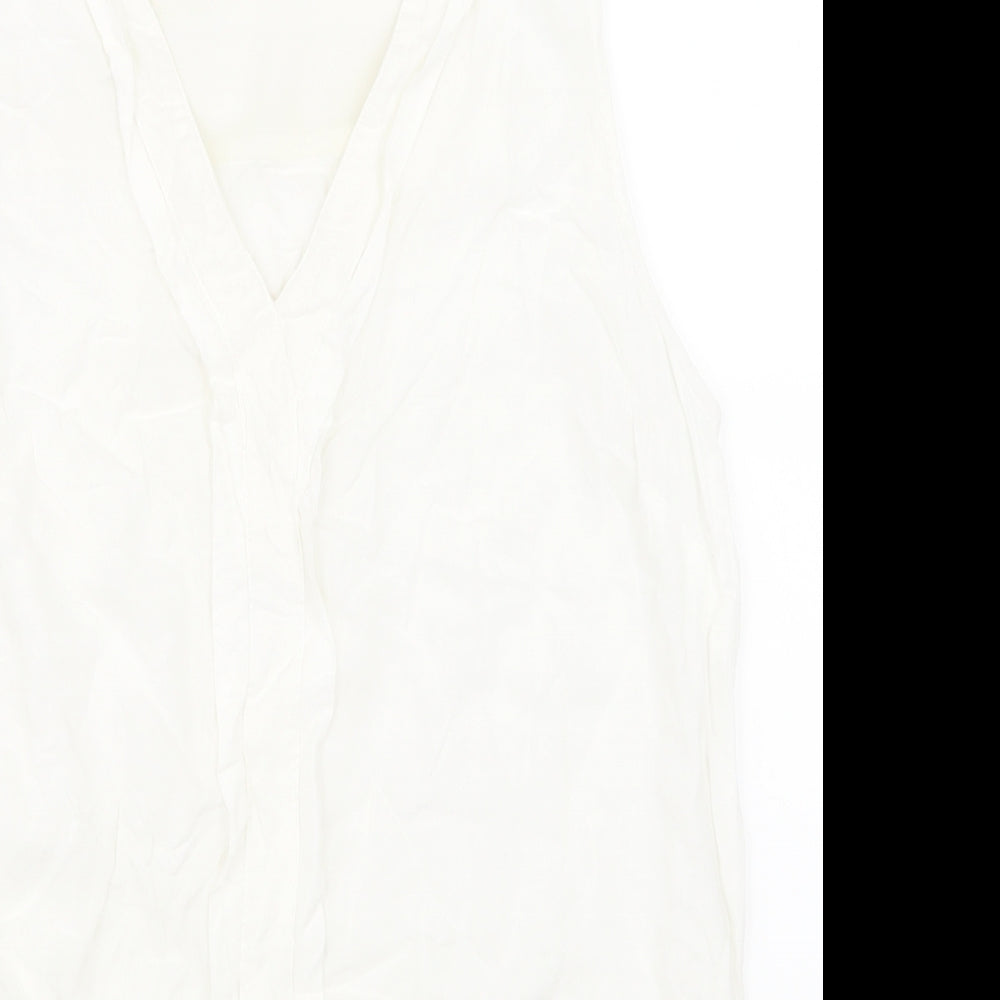 NEXT Womens White   Basic T-Shirt Size 10