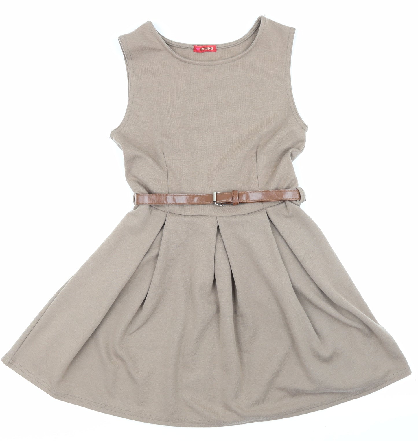 influence Womens Brown   Skater Dress  Size 10