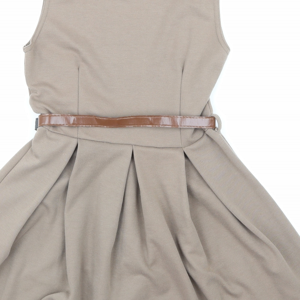 influence Womens Brown   Skater Dress  Size 10