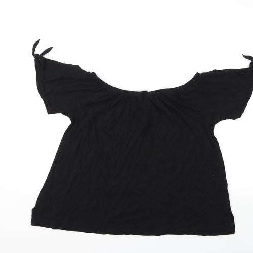 New Look Womens Black   Basic Blouse Size 8
