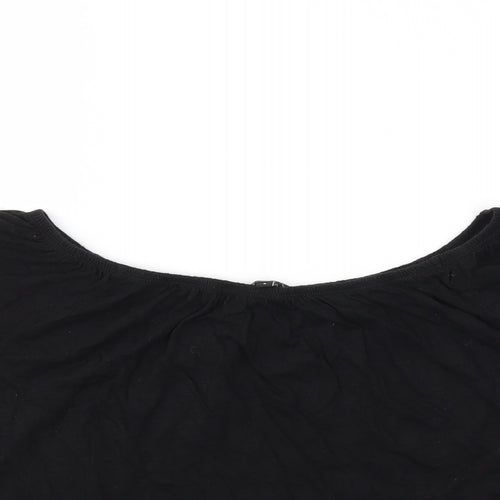 New Look Womens Black   Basic Blouse Size 8
