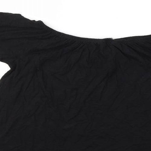 New Look Womens Black   Basic Blouse Size 8