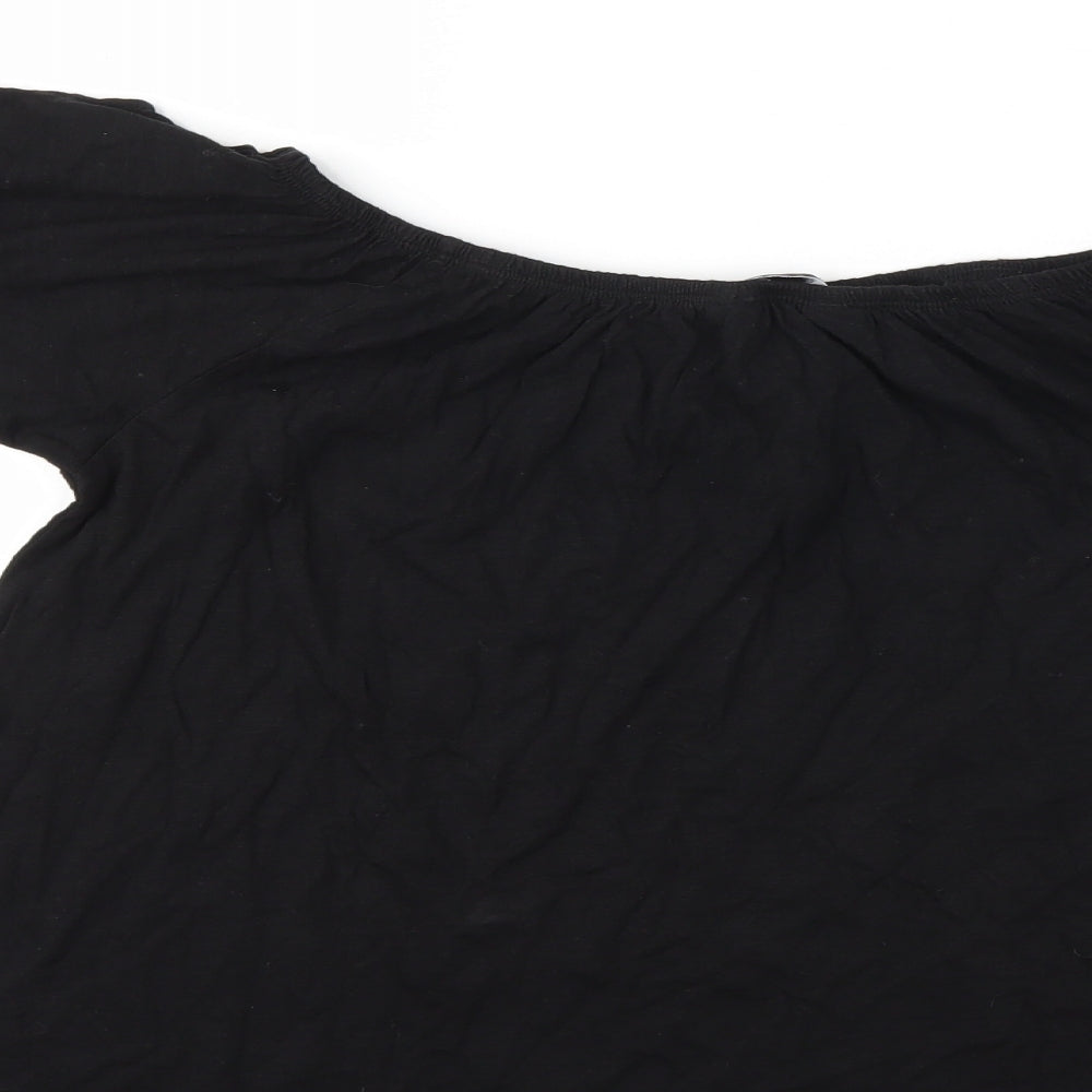 New Look Womens Black   Basic Blouse Size 8