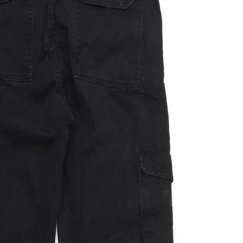 Millstone Mens Black   Cargo Trousers Size 32 in L26 in