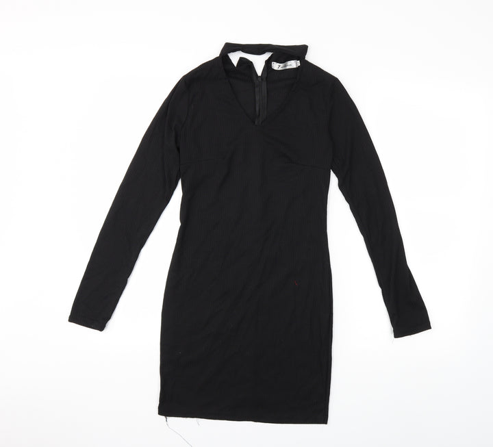 Fashion Womens Black Bodycon Size M