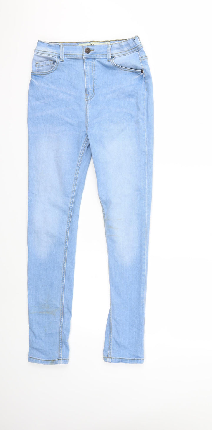 Denim & Co. Girls Blue  Denim Skinny Jeans Size 12 Years