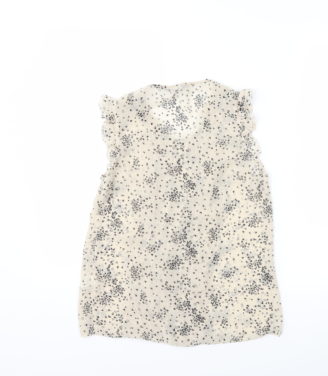 Dorothy Perkins Womens Beige   Basic Blouse Size 8