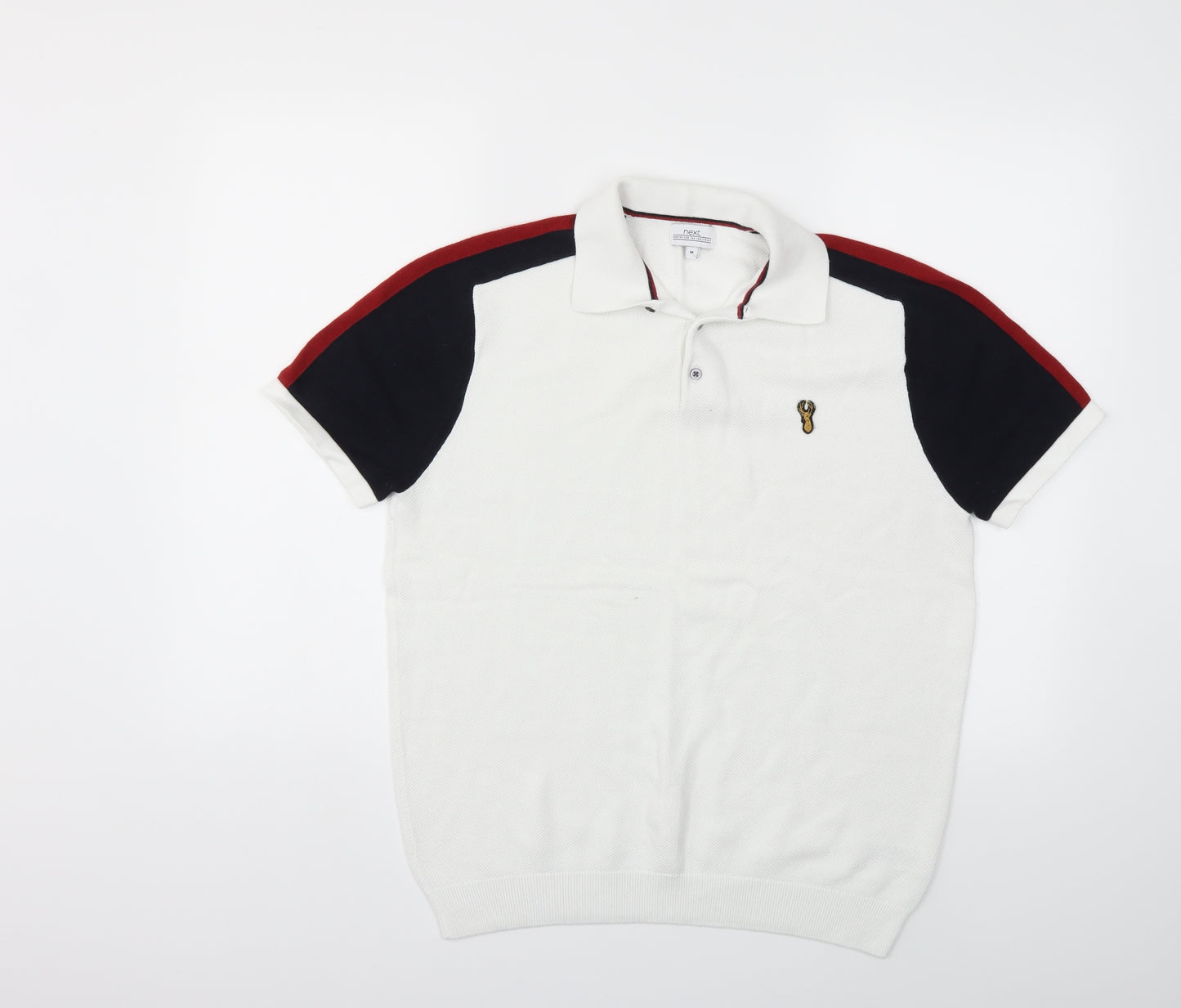 NEXT Mens White   Pullover Jumper Size M