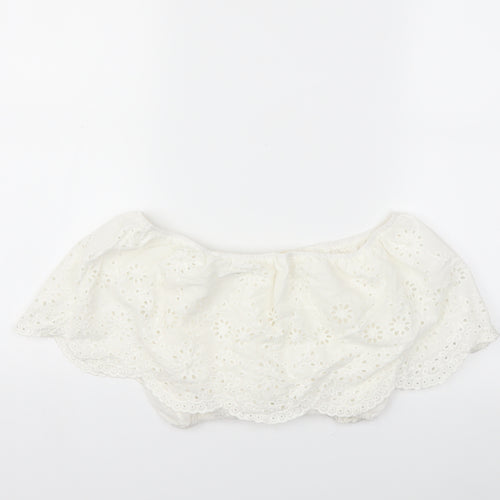 PARIS ET MOI Womens White   Basic Blouse Size S