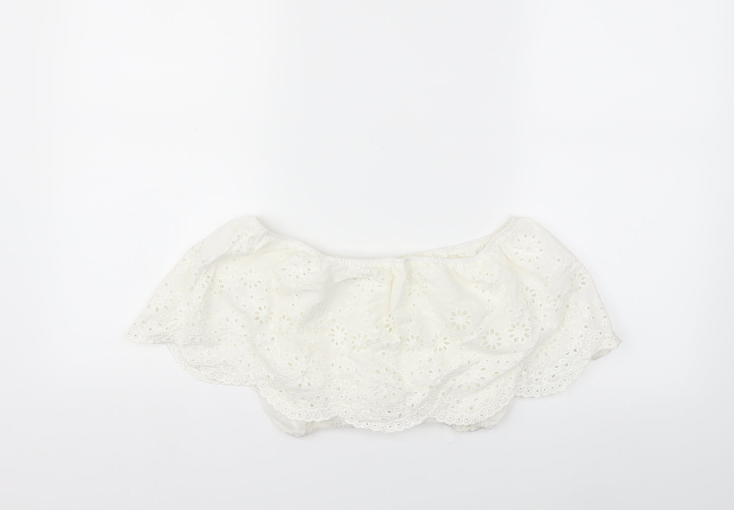 PARIS ET MOI Womens White   Basic Blouse Size S