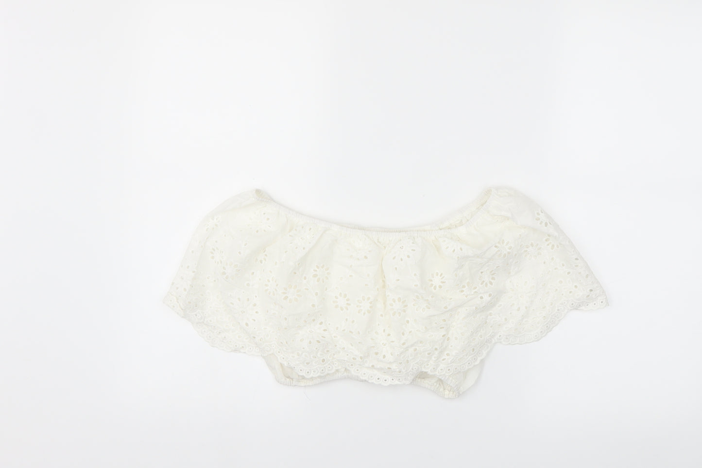 PARIS ET MOI Womens White   Basic Blouse Size S