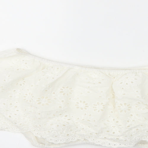PARIS ET MOI Womens White   Basic Blouse Size S