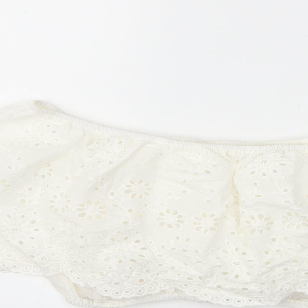 PARIS ET MOI Womens White   Basic Blouse Size S