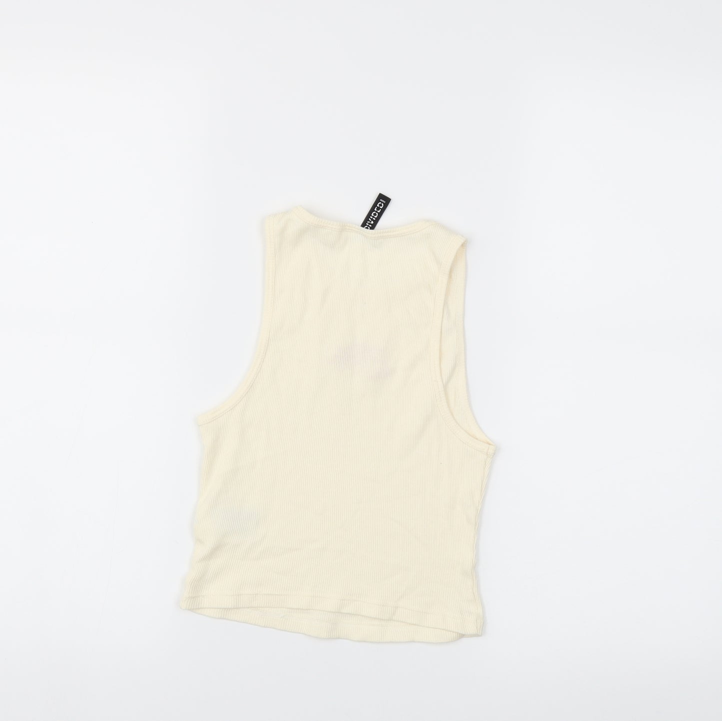 H&M Womens Ivory   Tunic Tank Size S  - Coca Cola