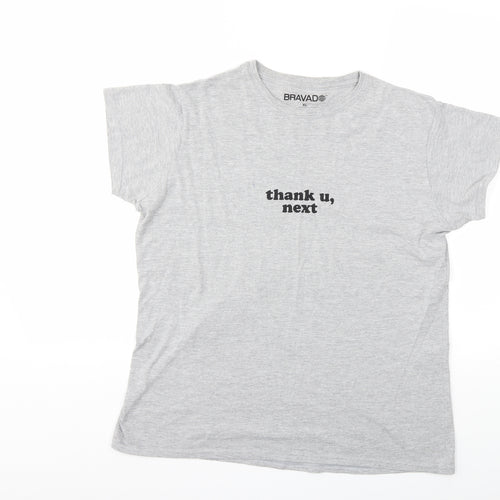 BRAVAD Womens Grey   Basic T-Shirt Size XL