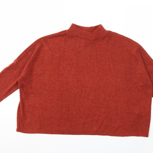 H&M Womens Brown  Knit Pullover Jumper Size S