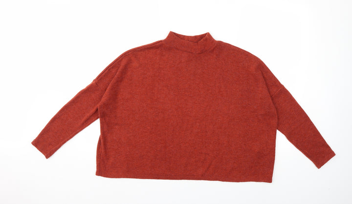 H&M Womens Brown Knit Pullover Jumper Size S