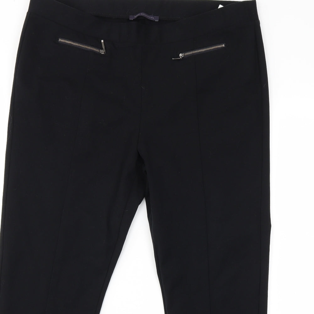 Marks and Spencer Womens Black   Trousers  Size 18 L26 in