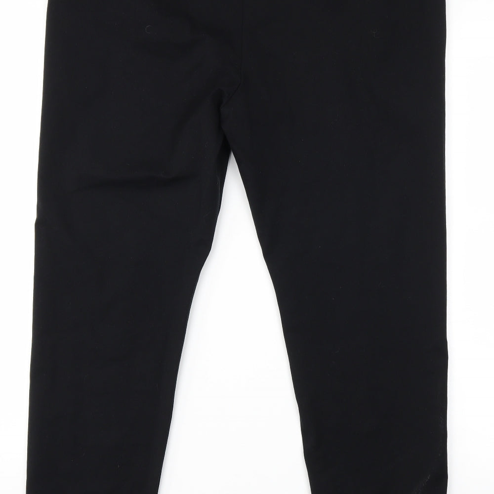 Marks and Spencer Womens Black   Trousers  Size 18 L26 in
