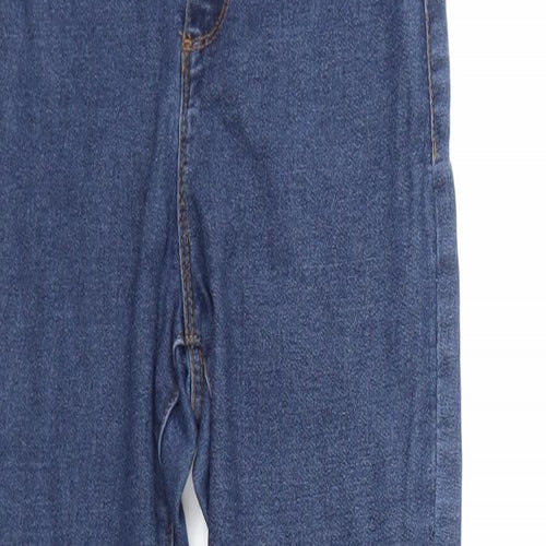 Preworn Womens Blue  Denim Skinny Jeans Size 24 in L28 in