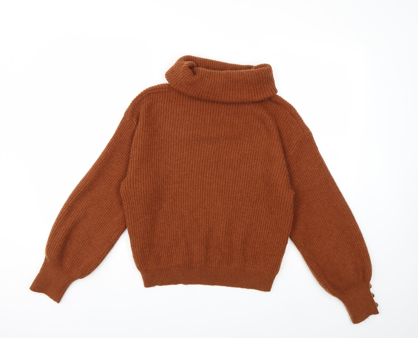 SheIn Womens Brown  Knit Pullover Jumper Size L