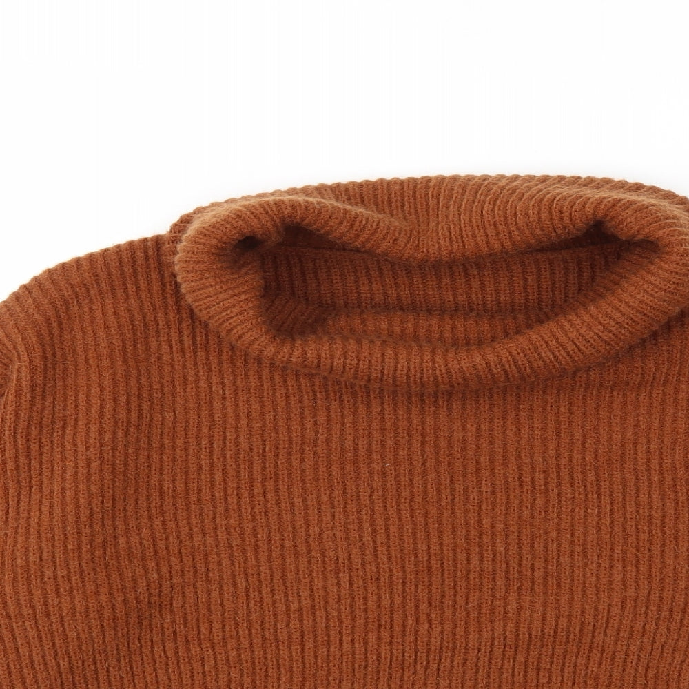 SheIn Womens Brown  Knit Pullover Jumper Size L